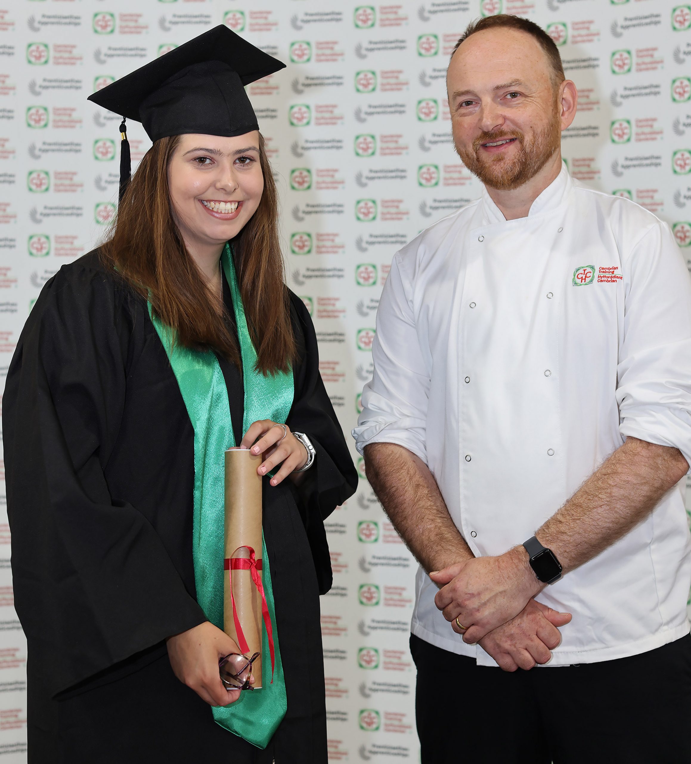 Lowri with Andy